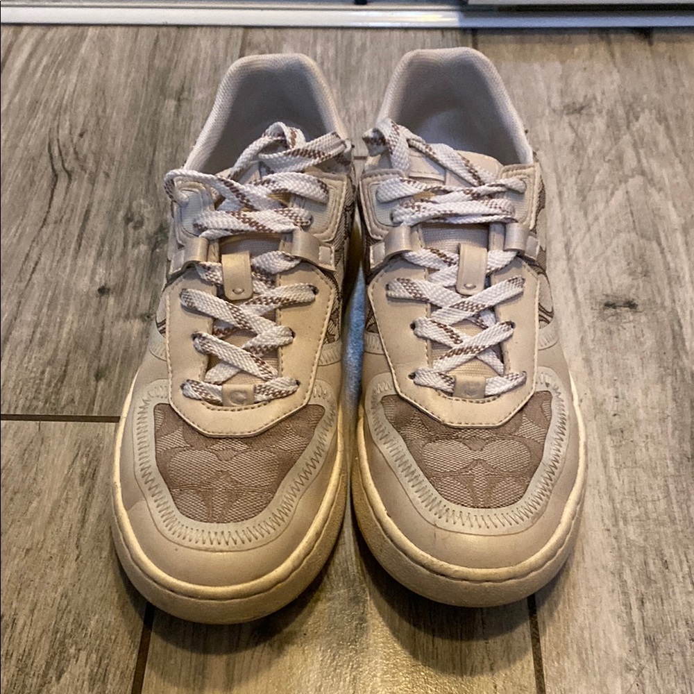 Coach city sole Monogram Sneakers in stone - Picture 2 of 4